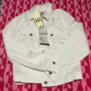 White Jean Jacket